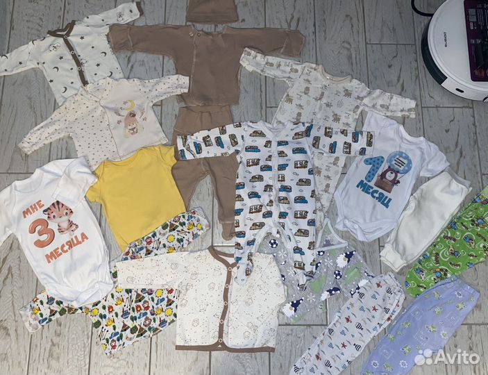 Пакет вещей для мальчика от 0 до 3 мес