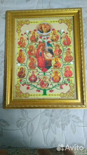 Картины и иконы, вышитые бисером