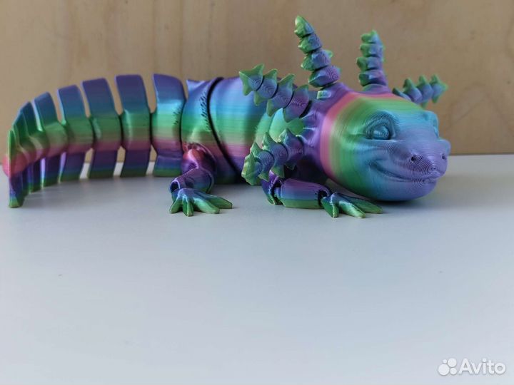 Аксолотль.Подвижные игрушки. Аквариум