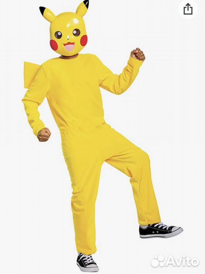 Pikachu Pokemon Deluxe костюм