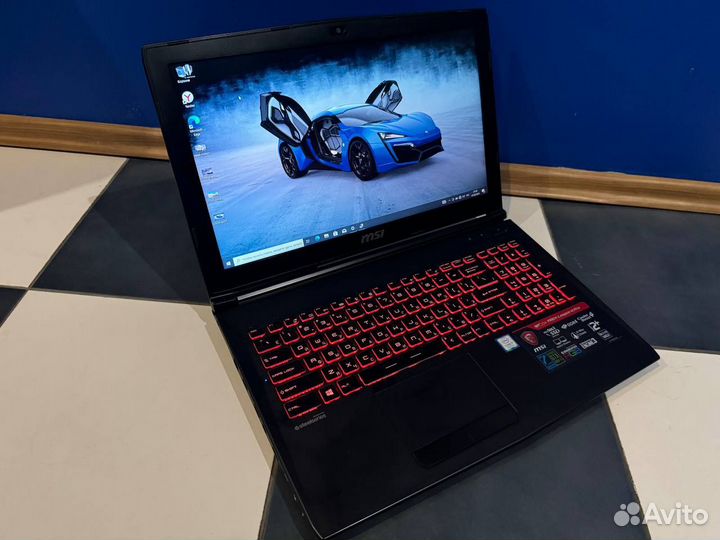 MSI i7-7700HQ/16GB/SSD250/1TB/GTX1050Ti/FullHd