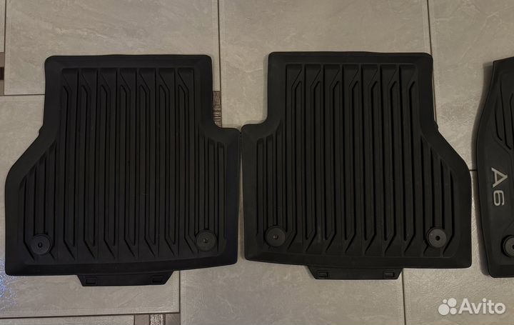 Оригинальные резиновые коврики для Audi A6 C8