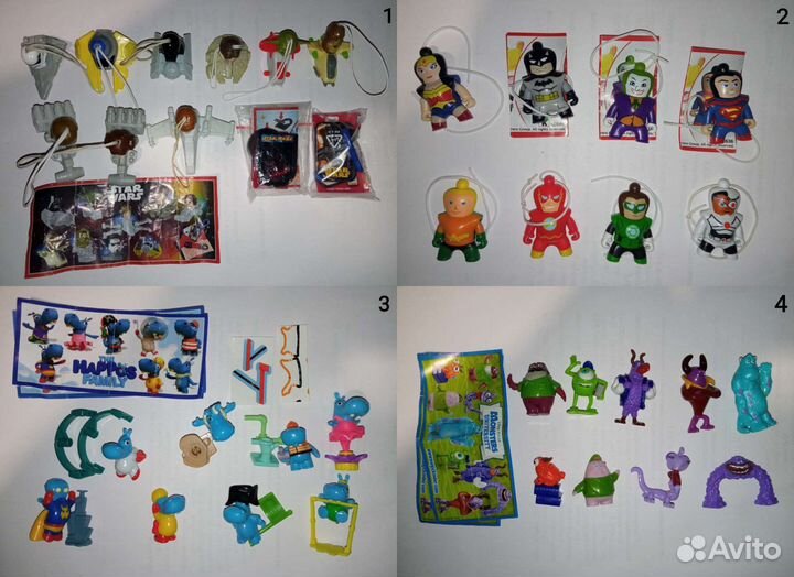 Серии киндер сюрприз