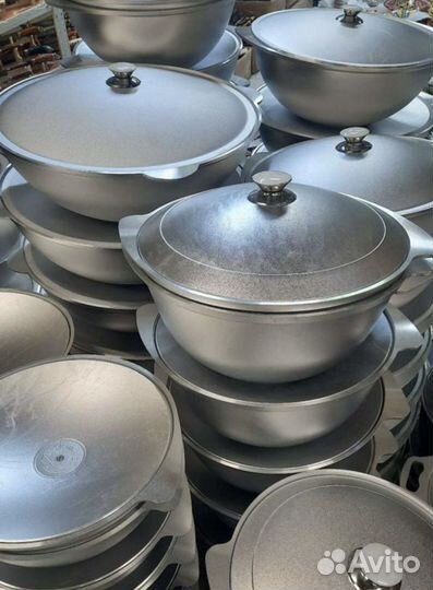 Казан алюминевый Kukmara. От. 3.5л до 110л