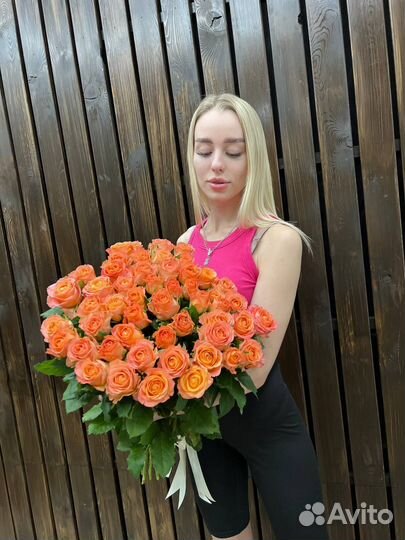 Букет из 51 голландской розы