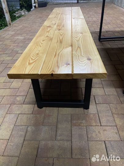 Лавки и столик садовый