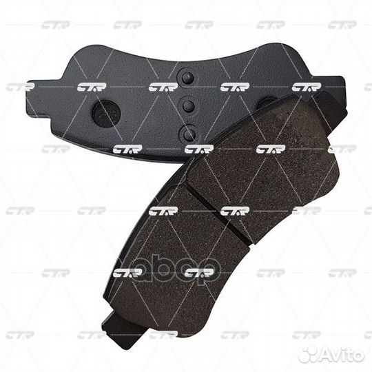 Колодки тормозные дисковые передние GK0863 CTR