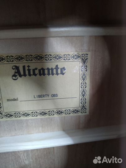 Акустическая гитара Alicante liberty OBS