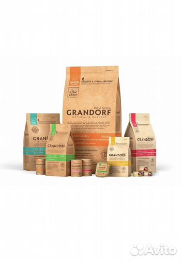 Корм для собак Грандорф 10 кг в ассортименте