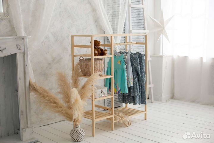 Вешалка напольная детская гардероб