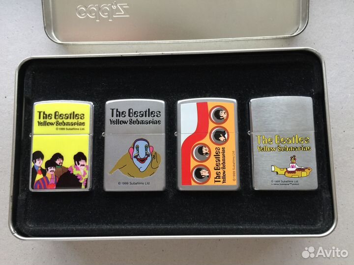 Beatles. Zippo.Новый набор Оригинал USA. (Разное)