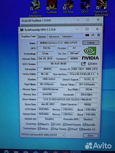 Видеокарта gtx 1660 super
