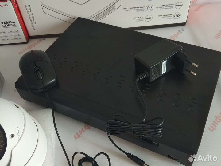 Комплект Видеонаблюдения 4\1Мп Dahua 13 камер