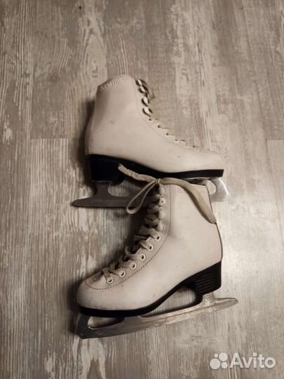 Коньки детские декатлон кожаные 31 размер