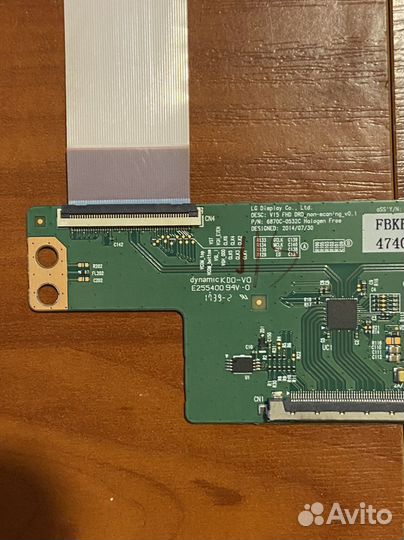 6870c-0532c от Lg 43lj510v t-con