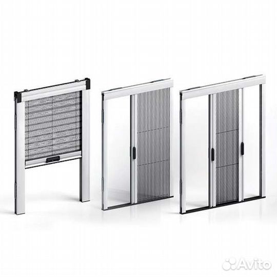 Москитные сетки на окна плиссе