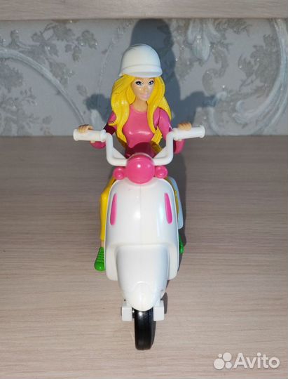 Кукла барби barbie на скутере, редкая