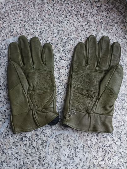 Перчатки женские кожаные