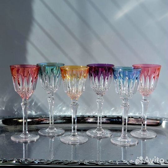 Рюмки хрустальные на ножке Германия