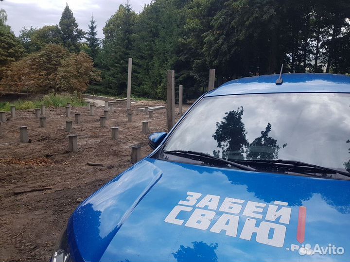 Железобетонные жб сваи / Фундамент за 1 день