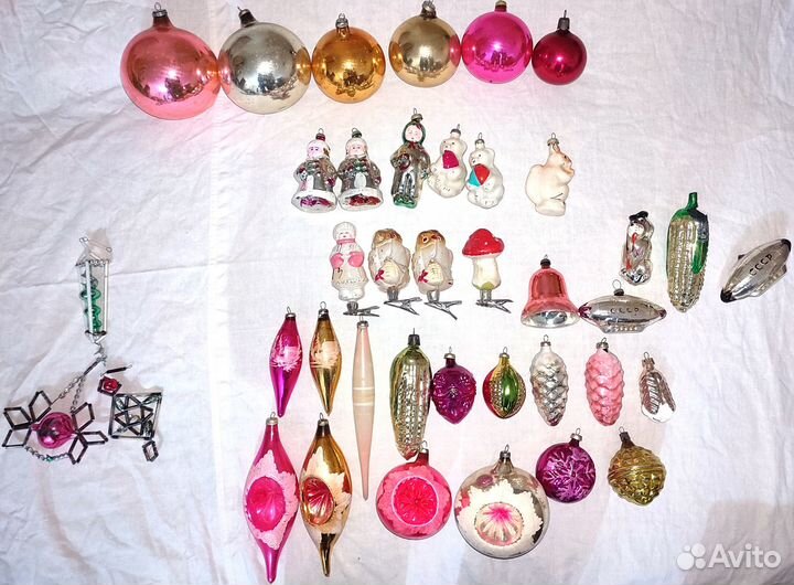 Елочные игрушки СССР