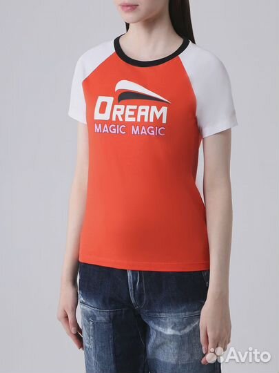 Футболка хлопковая с принтом Kenzo