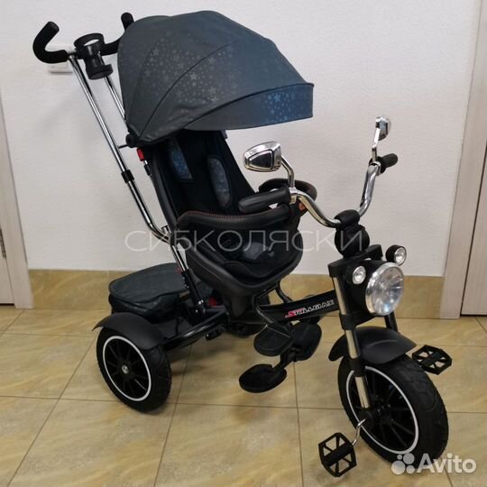 Трёхколёсный детский велосипед 5199 серый