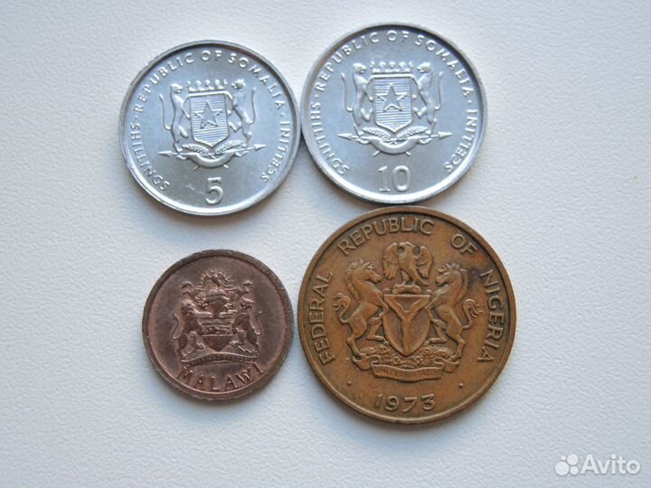 Монеты Нигерия Сомали