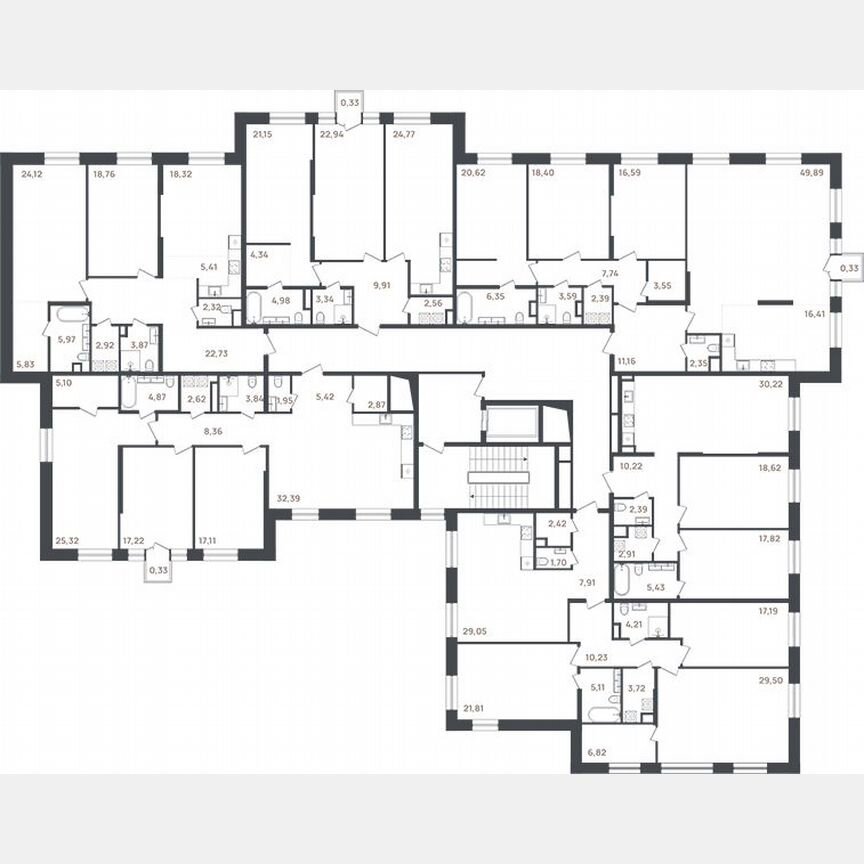 3-к. квартира, 159,4 м², 3/3 эт.