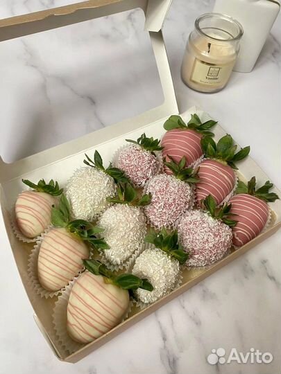 Клубника в шоколаде подарок 14 февраля