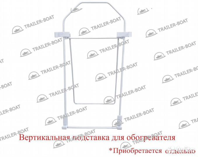 Обогреватель кварцевый 400 Вт, монолит, без вилки, 43752