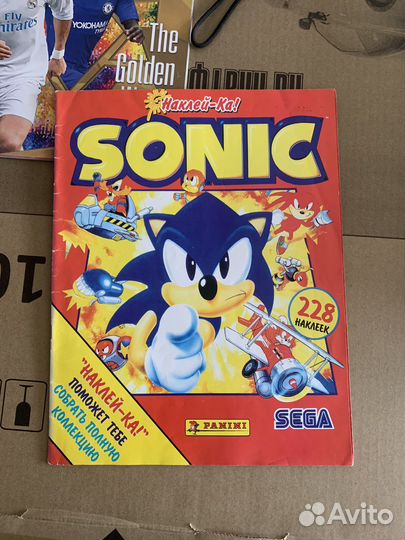 Альбом для наклеек Sonic