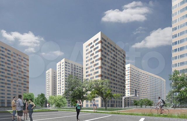 1-к. квартира, 29,4 м², 7/17 эт.