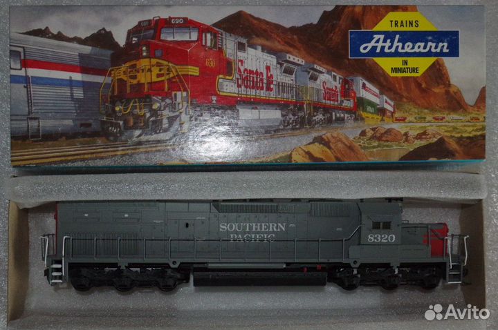 Тепловоз Athearn в коробке 6-осный, 1:87