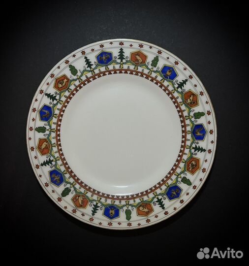 Тарелка. Братья Корниловы. Билибин