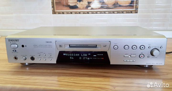 MiniDisc sony 780 минидиск