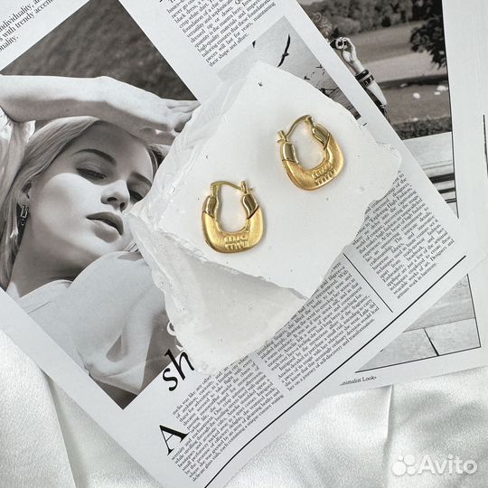 Серьги Miu Miu