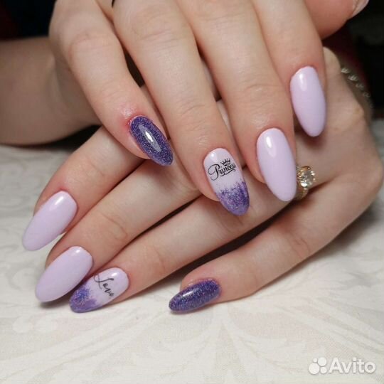 Аппаратный маникюр с покрытием гель-лак, педикюр