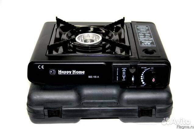 Плита туристическая с кейсом новая