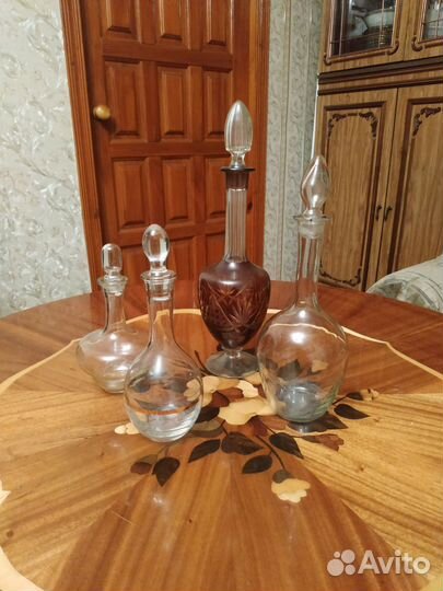 Графин, рюмки СССР