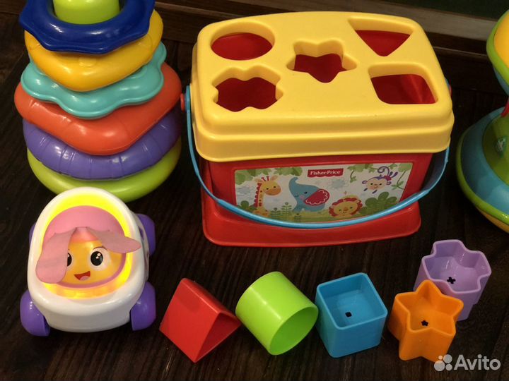 Развивающие игрушки Fisher price и другие