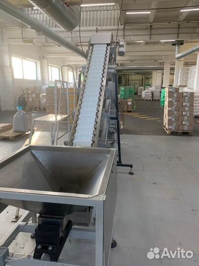 Линия упаковки для фасовки сыпучих продуктов