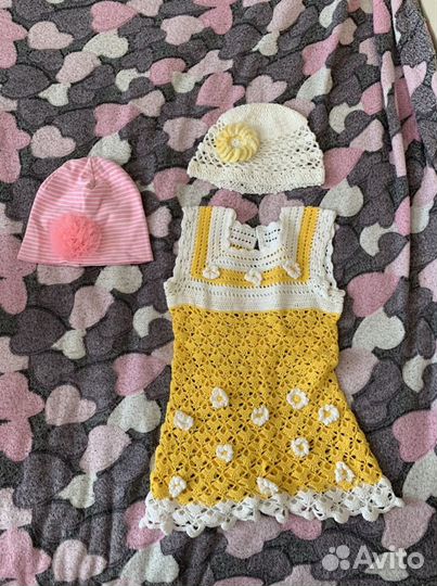 Вещи на девочку пакетом 80-86 с 9 мес до 1,5 лет