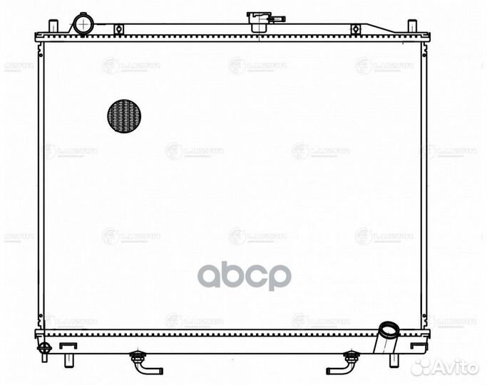 Радиатор охл. для а/м Mitsubishi Pajero III (00