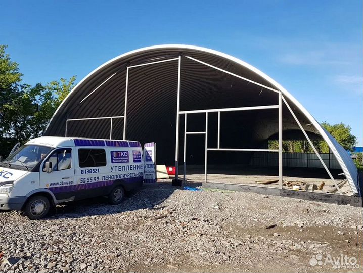 Утепление потолка пенополиуретаном пеной ППУ