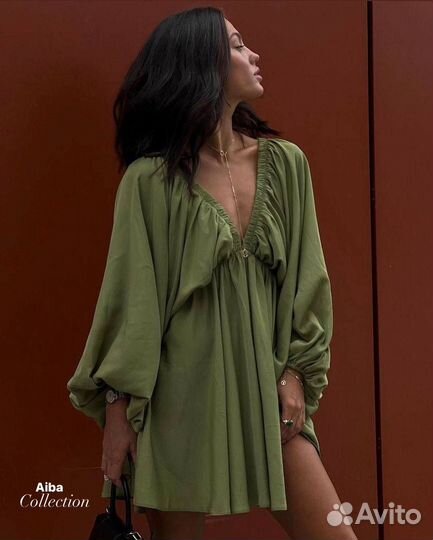 Платье лен турецкий