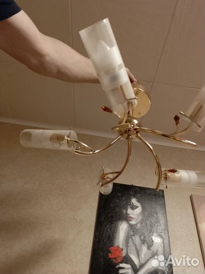 Люстра потолочная бу