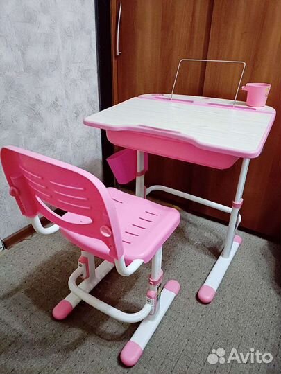 Растущая парта и стул fun desk