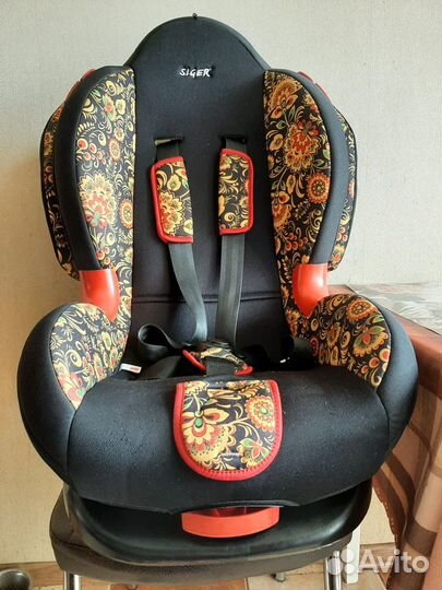 Детское автокресло Siger Art Кокон Isofix Хохлома