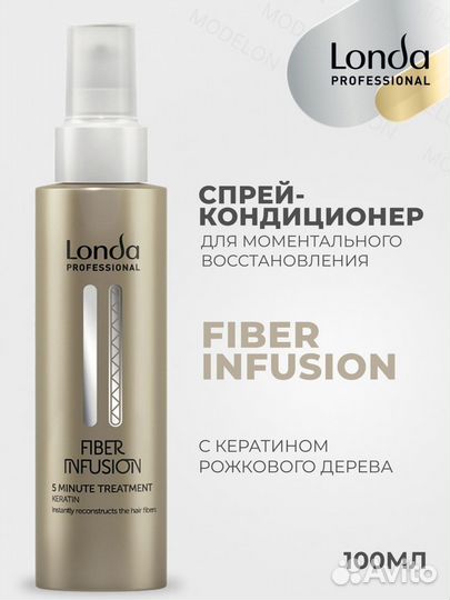 Londa Professional Fiber Infusion маска, шампунь